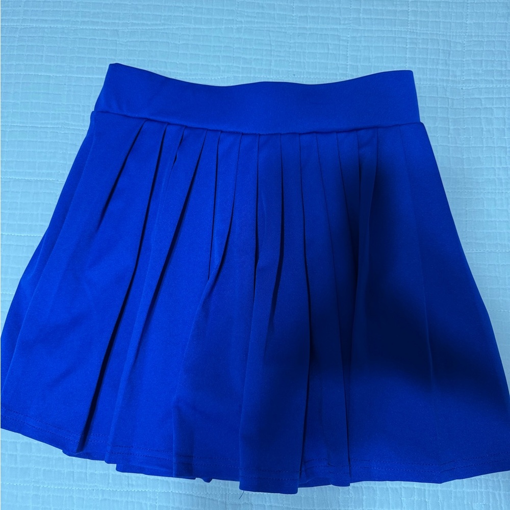 Vibrant Blue Women's Athletic Skirt